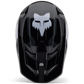 Casque cross Fox V1 Lean Noir 2025 Dessus