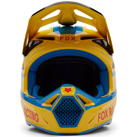 Casque cross Fox V1 Race Spec Jaune 2025 Devant