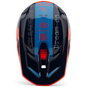 Casque cross Fox V1 Race Spec Midnight 2025 Dessus