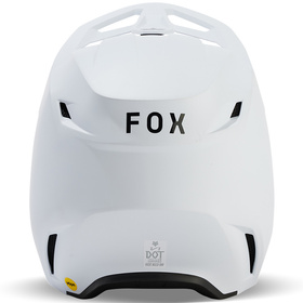 Casque cross Fox V1 Solid Blanc Mat 2025 Derrière