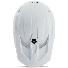 Casque cross Fox V1 Solid Blanc Mat 2025 Dessus