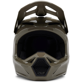 Casque cross Fox V1 Solid Marron 2025 Devant