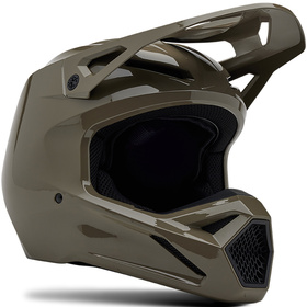 Casque cross Fox V1 Solid Marron 2025