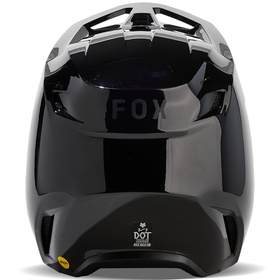 Casque cross Fox V1 Solid Noir 2025 Derrière