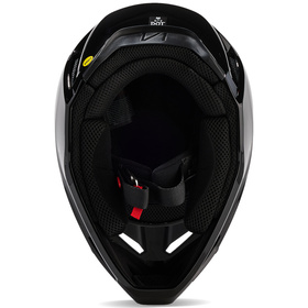 Casque cross Fox V1 Solid Noir 2025 Dessous