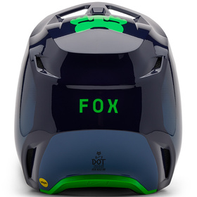 Casque cross Fox V1 Taunt Navy 2025 Derrière