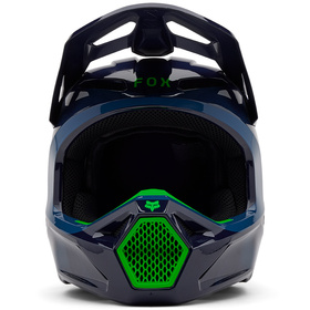 Casque cross Fox V1 Taunt Navy 2025 Devant