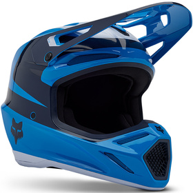 Casque cross Fox V3 Divider Bleu 2025