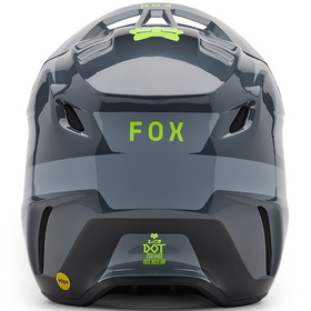 Casque cross Fox V3 Divider Gris 2025 Derrière