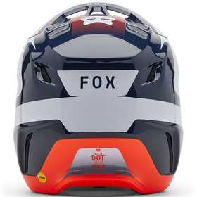 Casque cross Fox V3 Divider Midnight 2025 Derrière