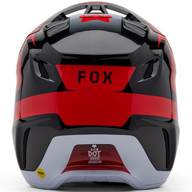 Casque cross Fox V3 Divider Noir 2025 Derrière