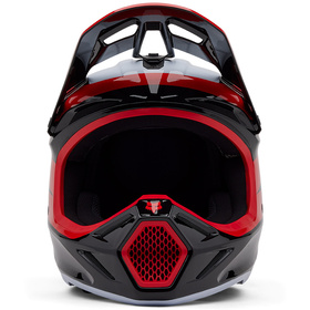 Casque cross Fox V3 Divider Noir 2025 Devant