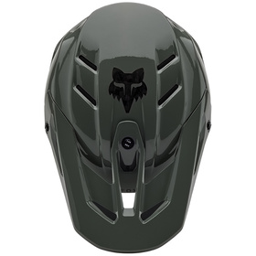 Casque cross Fox V3 RS Carbon Solid Dark Stone 2025 Dessus