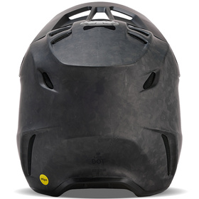 Casque cross Fox V3 RS Carbon Solid Noir Mat 2025 Derrière