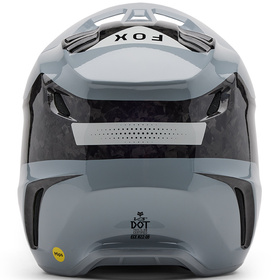 Casque cross Fox V3 RS Infinite Gris 2025 Derrière