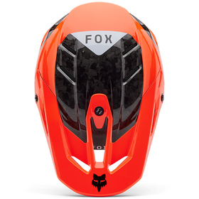 Casque cross Fox V3 RS Infinite Orange Fluo 2025 Dessus