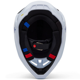 Casque cross Fox V3 Seventy4 Blanc 2025 Dessous