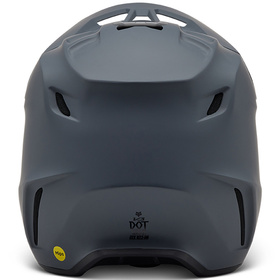 Casque cross Fox V3 Solid Gris 2025 Derrière