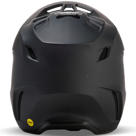 Casque cross Fox V3 Solid Noir Mat 2025 Derrière