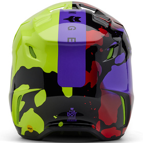 Casque cross Fox V3 Throttle 2025 Derrière