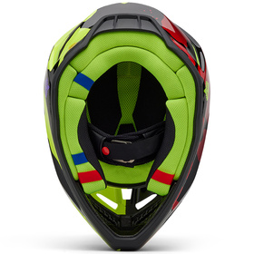 Casque cross Fox V3 Throttle 2025 Dessous