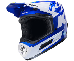 Casque cross Kenny Performance Candy Blue 2025 Côté