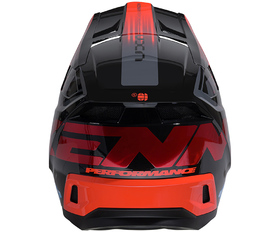 Casque cross Kenny Performance Orange 2025 Derrière