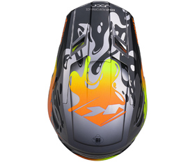 Casque cross Kenny Performance Steel 2025 Dessus