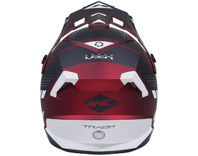 Casque cross Kenny Track Candy Red 2025 Derrière