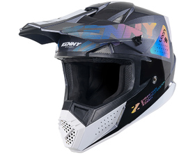 Casque cross Kenny Track Zoom Black 2025 Côté