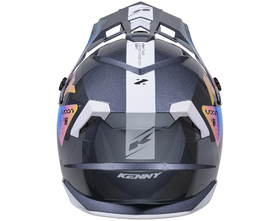 Casque cross Kenny Track Zoom Black 2025 Derrière