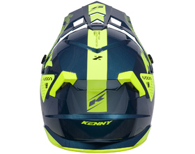 Casque cross Kenny Track Zoom Petrol 2025 Derrière