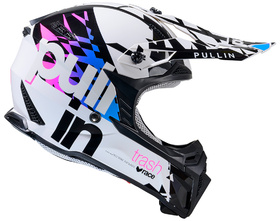 Casque cross Pull-In Trash White 2025