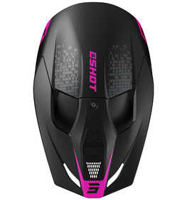 Casque cross Shot Furious Draw Rose 2025 Dessus