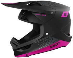 Casque cross Shot Furious Draw Rose 2025