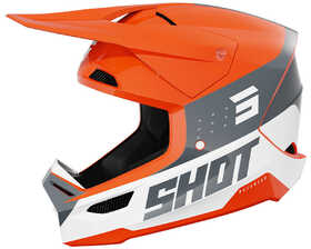 Casque cross Shot Furious League Orange 2025