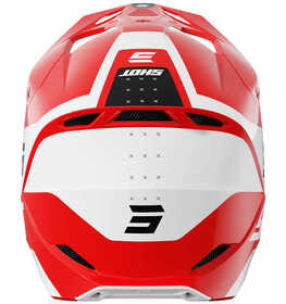 Casque cross Shot Furious League Rouge 2025 Derrière