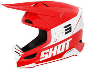 Casque cross Shot Furious League Rouge 2025