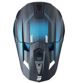 Casque cross Shot Lite Challenger Bleu 2025 Dessus