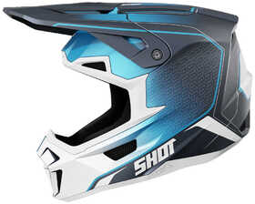 Casque cross Shot Lite Challenger Bleu 2025