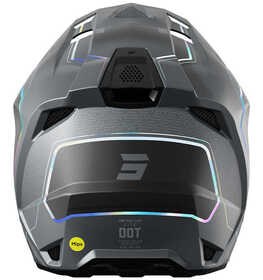 Casque cross Shot Lite Challenger Holographic 2025 Derrière