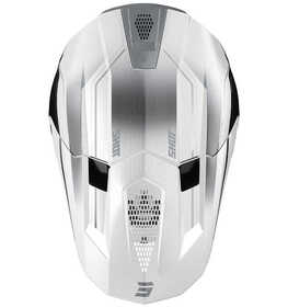 Casque cross Shot Lite Challenger Noir-Blanc 2025 Dessus