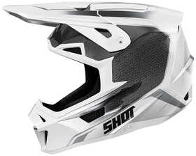 Casque cross Shot Lite Challenger Noir-Blanc 2025