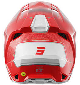 Casque cross Shot Lite Challenger Rouge 2025 Derrière