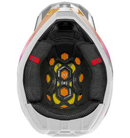 Casque cross Shot Lite Ultra Bleu-Orange 2025 Intérieur