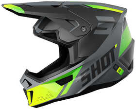 Casque cross Shot Lite Ultra Jaune Fluo 2025