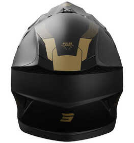 Casque cross Shot Pulse Element Gold 2025 Derrière