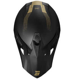 Casque cross Shot Pulse Element Gold 2025 Dessus