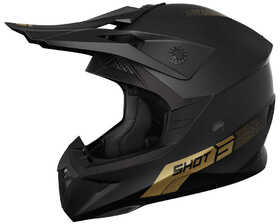 Casque cross Shot Pulse Element Gold 2025