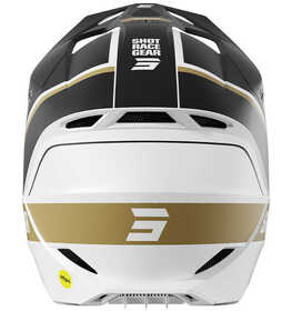 Casque cross Shot Race Mythic Noir-Gold 2025 Derrière